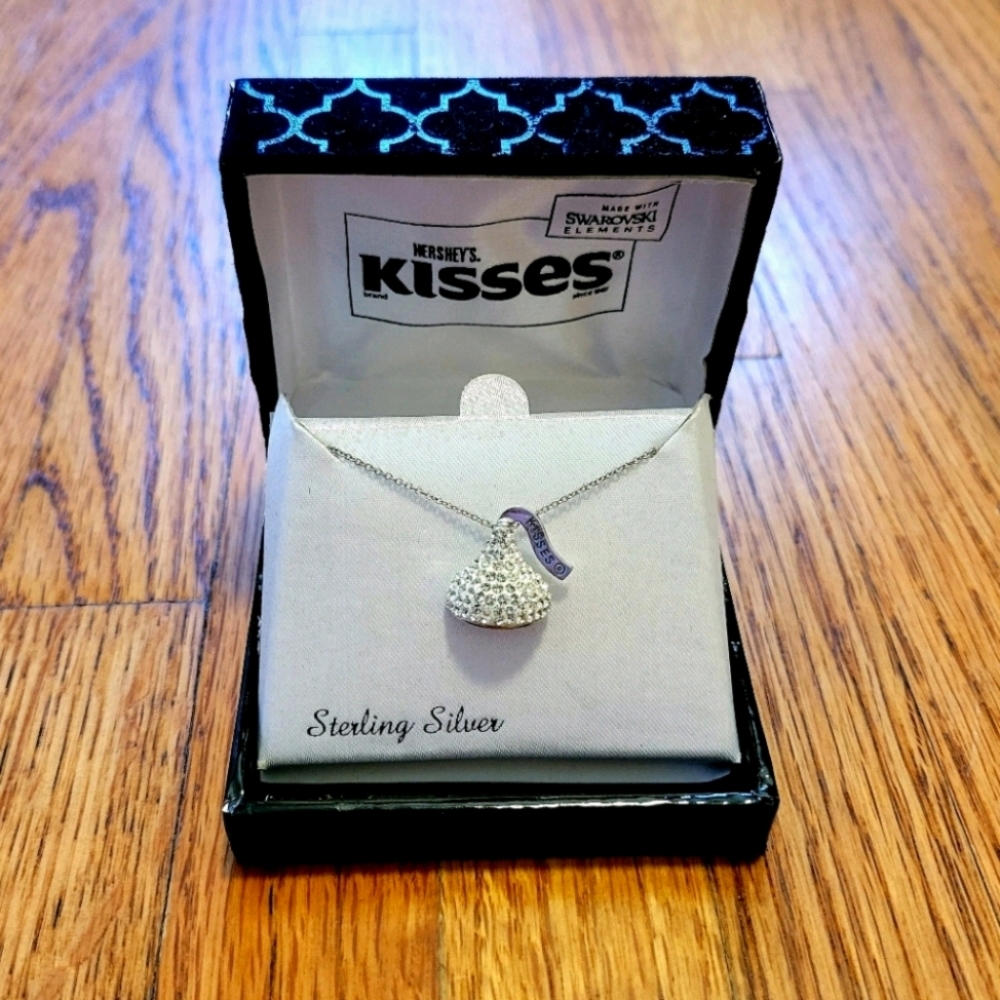 Swarovski Hershey Kiss Necklace